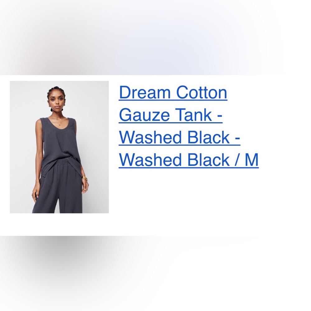 New Faherty organic linen tank